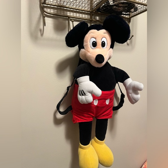 Vintage Mickey Mouse plush backpack - Picture 2 of 4